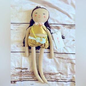 NWT Meri Meri Tallulah doll missing her grass skirt